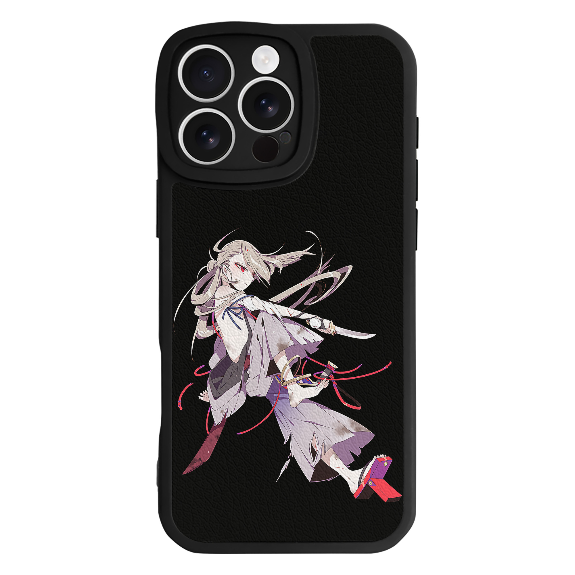 （画像用） 刀剣乱舞 Touken Ranbu 【iPhone 16シリーズ対応】シリコンスマホケース（レザー調） 材質：シリコン